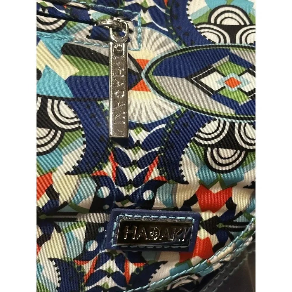 Hadaki Kiko Saddle Bag Over The Shoulder Blue Travel Beach Resort